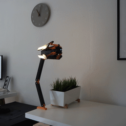 Stop-Motion2.gif Скачать файл Настольная лампа Death Stranding (или косплейный реквизит) • Проект для 3D-печати, NKpolymers
