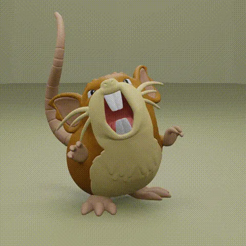 Raticate2.gif Paquet Pokemon No. 001-151 Génération I