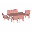 CPT2312211437-751x697.gif Dining Table Set Low Poly