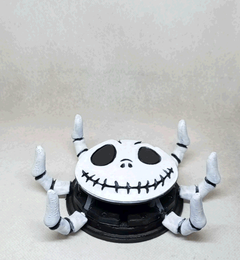 Jack Skellington cup holder  (No Supports needed)