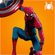 ezgif-6-a5e86faf1f3a.gif Fanart Spiderman - Civil War Movie Statue