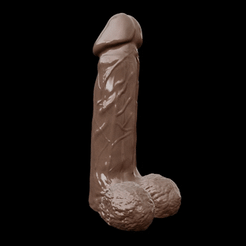 Big-Dick-V6.gif Download STL file Real Big and fat dick - Dildo • 3D printing template, Lammesky_Designs