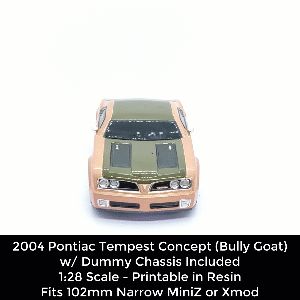 04-Tempest.gif 1:28 Scale 04 Tempest GTO Concept Body Shell w/ Dummy Chassis (Xmod and MiniZ)