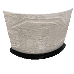 gif-soporte-litofania-curvo-vela.gif Download free STL file Litofania support curved candle • 3D print design, joseborja58