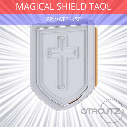 Magical-Shield-TAOL~PRIVATE_USE_CULTS3D@OTACUTZ.gif Magical Shield Cookie Cutter - The Adventure Of Link