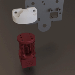 anim.gif Free STL file Dragon hotend Rigid mount - Ender 3 / 3v2 / CR10・Object to download and to 3D print, squirrelf