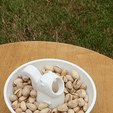 Reclame-gif.gif Pistachio squirrel container with double bottom for shells