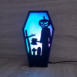 ezgif.com-optimize-11.gif Fichier STL Lampe LED cercueil Halloween・Design pour impression 3D à télécharger