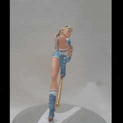 ezgif.com-optimize.gif STL file Bombshell Pinups – 02 Stargirl- by SPARX・Model to download and 3D print