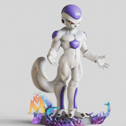 Frieza.gif Archivo STL Frieza Chibi-フリーザ Furīza-Dragon Ball -Waling pose- FAN ART - 3D MODEL・Plan para descargar y imprimir en 3D