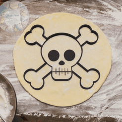 Гифка.gif STL file pirate-themed cookie cutter・3D print design to download