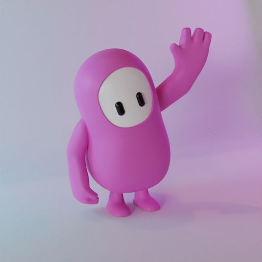 saludando_1.gif Pack x5 Fall Guys