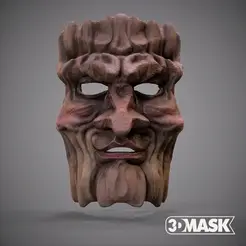 animacion-mask003_800x600_15fps.gif 3D MASK 003 fantasy tree mask