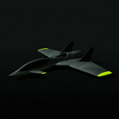 Animation_V2.gif Файл 3D RC-самолет - Аттис・Шаблон для 3D-печати для загрузки