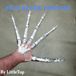20200302_213037.gif STL file Robo Blades Fingers・3D printer model to download, LittleTup