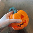 IMG_7786_MOV_AdobeExpress.gif Creepy Jack-O-Lantern Pumpkin Light Up with Bottom Closure