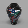 Jar-Dragon-Vase.10.gif Jar Dragon Vase STL 3MF