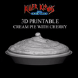CREAM-PIE-CHERRY-GIF.gif 3D PRINTABLE CREAM PIE TWO PACK KILLER KLOWNS FROM OUTER SPACE