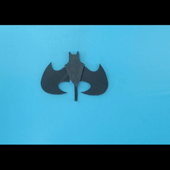 Mi-video.gif STL-Datei Batman Schlüsselanhänger (Schlüsselanhänger)・Design für 3D-Drucker zum herunterladen, crisjay5