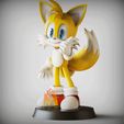 Tails.gif Tails-Standing pose-Sega game mascot -Fanart