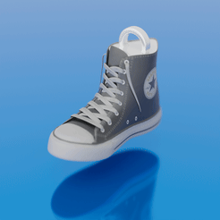 tenis.gif Fichier STL Porte-clés baskets All Star・Idée pour impression 3D à télécharger