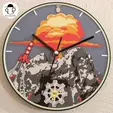 falloutclockslideshow.gif Fallout themed Wall Clock with backlighting
