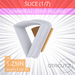 1-7_Of_Pie~1.25in.gif 3D-Datei Scheibe (1∕7) von Pie Ausstecher 1.25in / 3.2cm・Design zum Herunterladen und 3D-Drucken