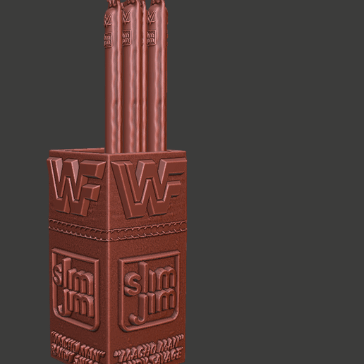 WWF-WWE Costum Slim Jim Item 3D model