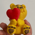 OSITO_GIF.gif VALENTINE'S BEAR Assembleable various colors