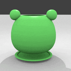 ranatofinal0001-0055.gif Archivo STL maceta de ranita - frog pot・Objeto para impresora 3D para descargar, RMMAKER
