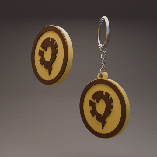Rusted Claw - Keychain and Coin/Badge