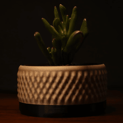 Animation.gif STL file Lamp Planter・Model to download and 3D print