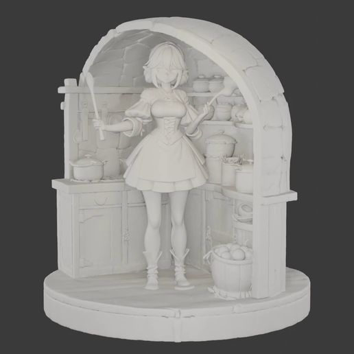 sin-text.mp4 Mirelle - Elf cook