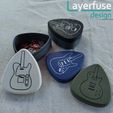 017-preview.gif Guitar Pick Container - 4 different Designs