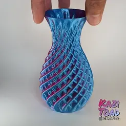final.gif STL-Datei Doppelt gedrehte Vase (Vase Nr. 5) kostenlos・Design zum 3D-Drucken zum herunterladen