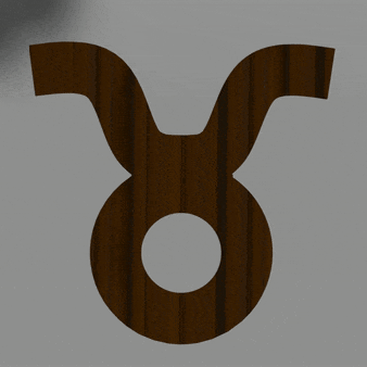 Sign Of The Zodiac - Taurus 3D model