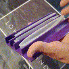 1.gif Archivo 3D gratis ResinGuard FeatherSilicone Mold Support・Modelo para descargar y imprimir en 3D