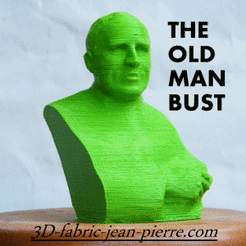 anime_buste_300.gif STL-Datei The Old Man Bust・3D-druckbares Modell zum Herunterladen, 3d-fabric-jean-pierre
