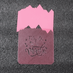 InShot_20230504_000348535.gif STL file STENCIL MOTHER DAY "Lettering Mom #1".・Model to download and 3D print