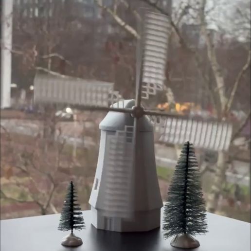 TreditionalDutchWindmill3DPrinted.mp4 Традиционная голландская ветряная мельница