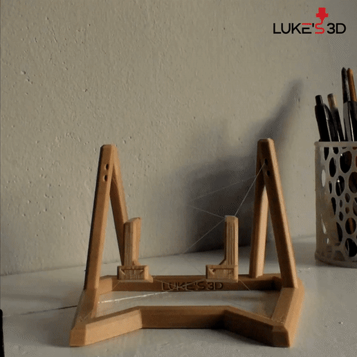 Impossible phone stand 3D model