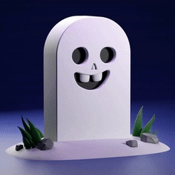 Tiny-Stone-Tomb-Cartoon-style-Halloween-Gif.gif Halloween Tombstone Cartoon style Halloween fun for kids