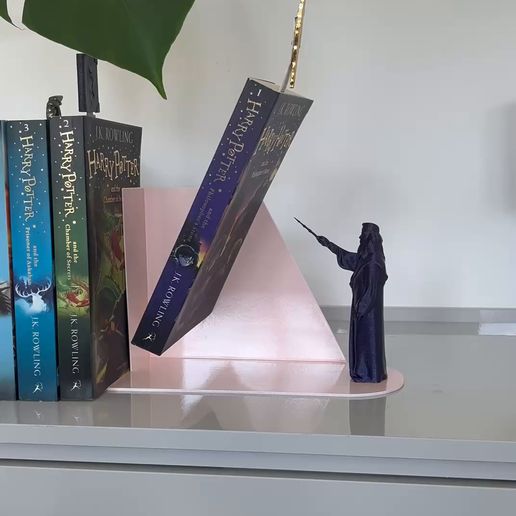 IMG_6248.mp4 Harry Potter - Floating Book Holder - Dumbledore