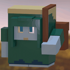 Rassss.gif STL file Minecraft Rascal *NEW MOB*・Model to download and 3D print