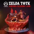 SHOWCASE1.gif Zelda TOTK Gloom Lair, Amiibo Display