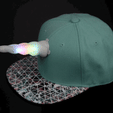 led_pixels_unicorn_hat_iso.gif 3D Printed Unicorn Horn