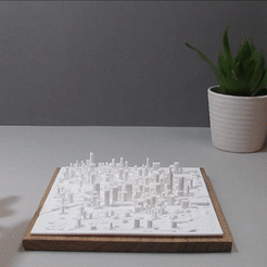 gifko.gif Download STL file Chicago City - Skyscrapers • 3D printable model, mithreed