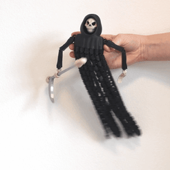 20221012_184551-1.gif STL file Grim Reaper flexi articulated・3D printer design to download, vavavali