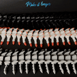 make-it-longer.gif STL file ARTICULATED GIANT CENTIPEDE・3D printable model to download