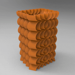 untitled.819.gif STL file FLOWERPOT ORIGAMI FACETED ORIGAMI PENCIL FLOWERPOT・3D print object to download, nikosanchez8898